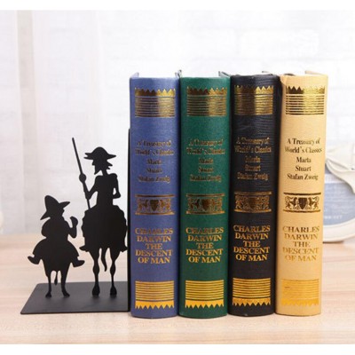 Simple and modern European study iron book end Book standing iron book racks