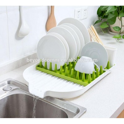 Plastic drain basket multifunctional kitchen hutch kitchen drain tray