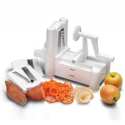 Stainless Steel Spiral Vegetable Slicer Chopper