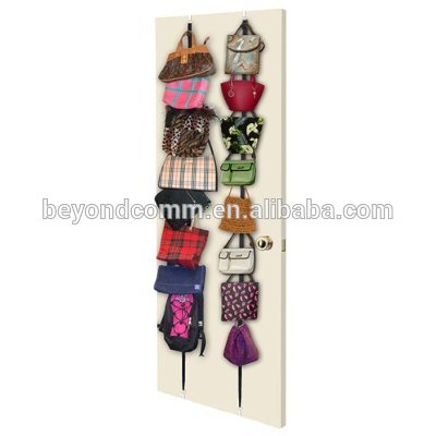 Foldable over the door bag hanger /bag organizer/purse rack