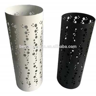 Round dots hollow-out metal umbrella holder/umbrella stand/umbrella bucket