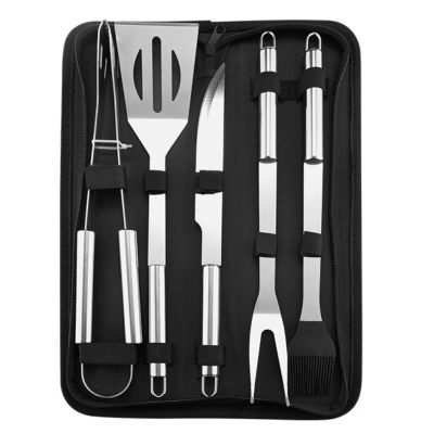 Outdoor Portable Oxford Bag Barbecue Tool BBQ Barbecue tool Set of 5